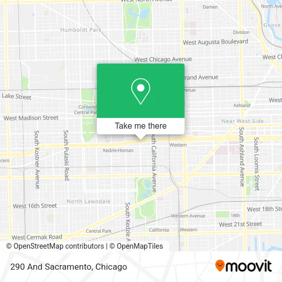 290 And Sacramento map