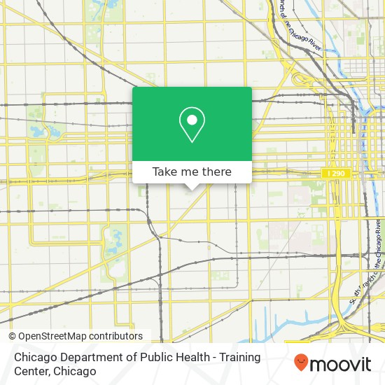 Mapa de Chicago Department of Public Health - Training Center