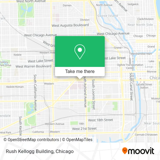 Rush Kellogg Building map