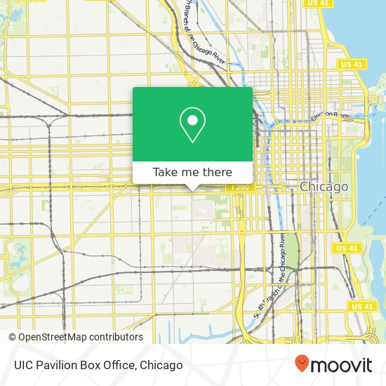 UIC Pavilion Box Office map