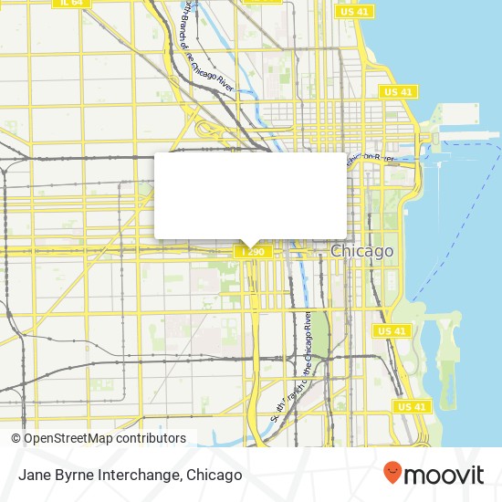 Mapa de Jane Byrne Interchange