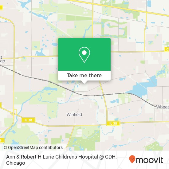 Ann & Robert H Lurie Childrens Hospital @ CDH map