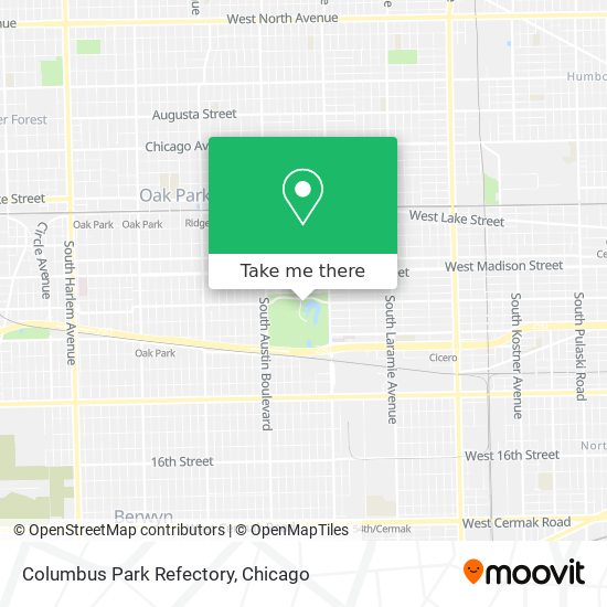 Columbus Park Refectory map