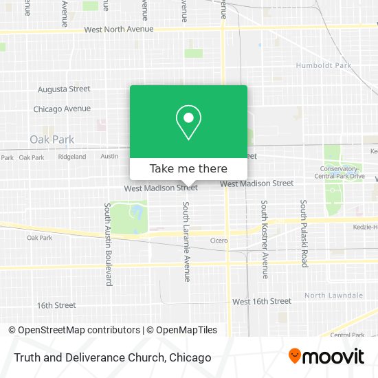 Truth and Deliverance Church map