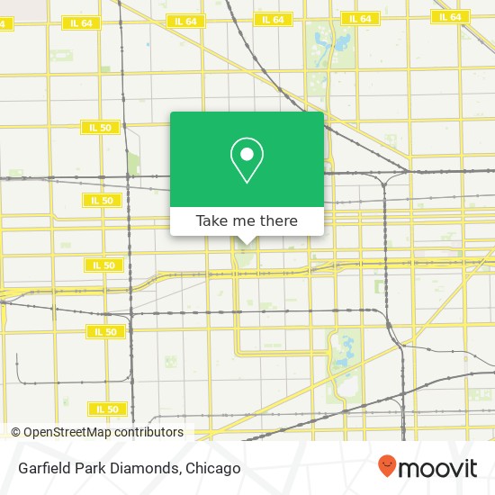 Mapa de Garfield Park Diamonds