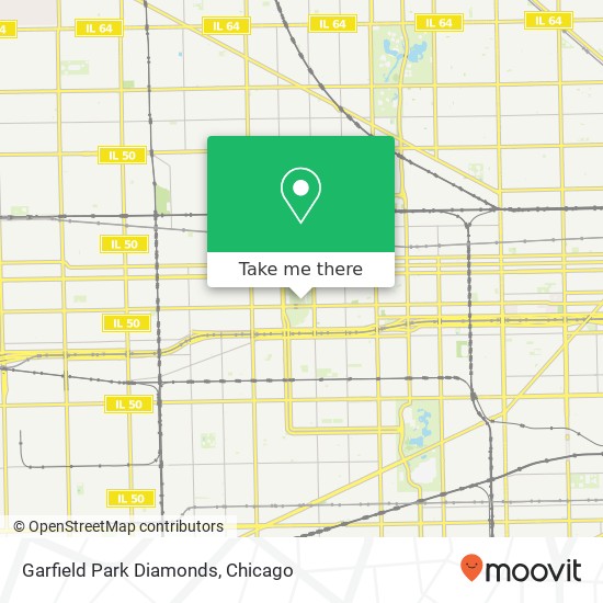 Garfield Park Diamonds map