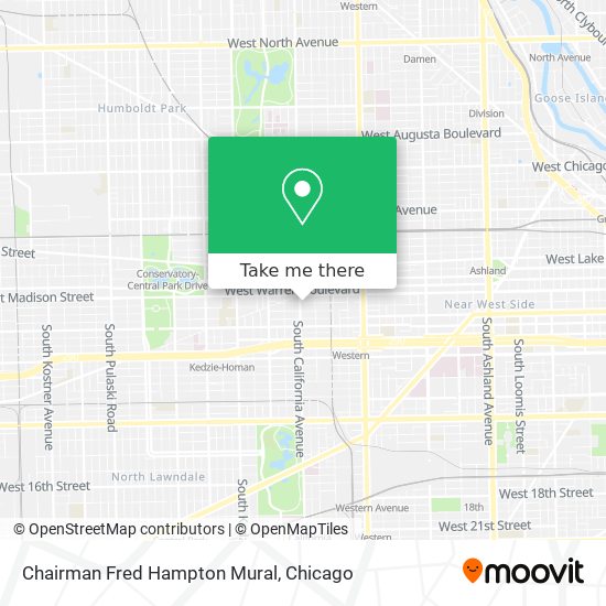 Chairman Fred Hampton Mural map