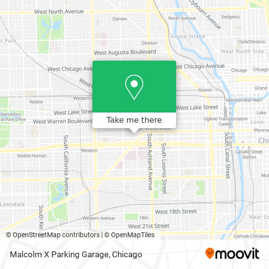 Malcolm X Parking Garage map