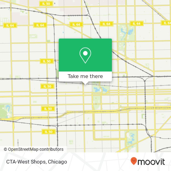 Mapa de CTA-West Shops