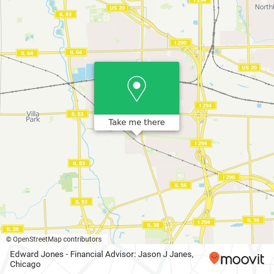 Mapa de Edward Jones - Financial Advisor: Jason J Janes