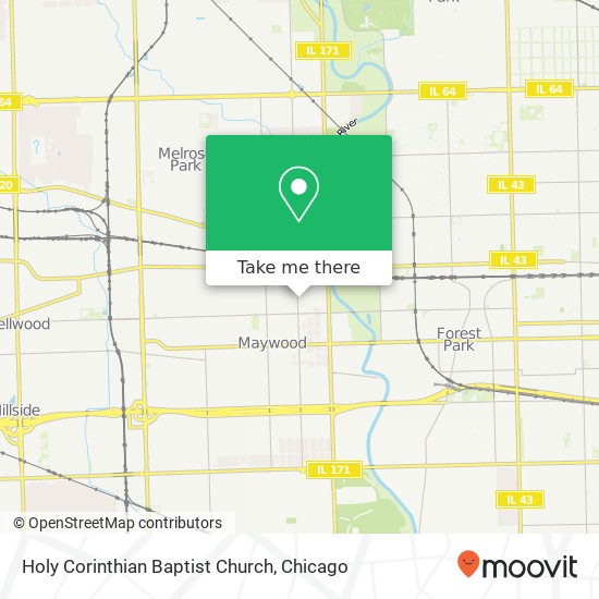 Holy Corinthian Baptist Church map