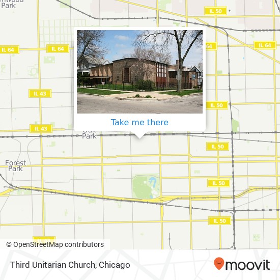 Mapa de Third Unitarian Church