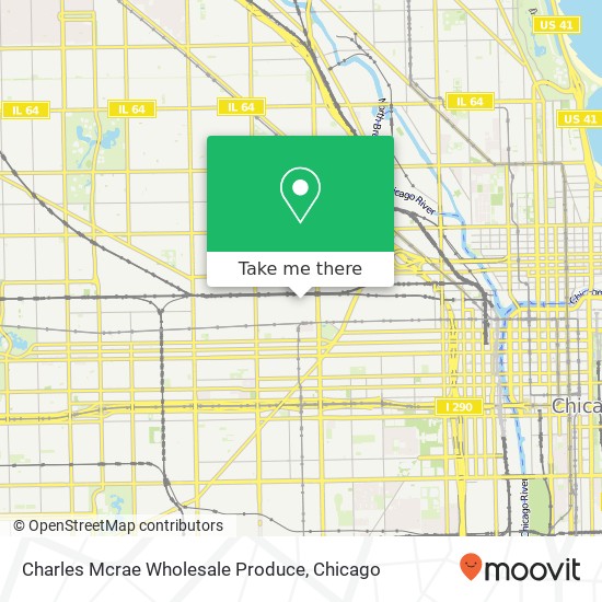 Charles Mcrae Wholesale Produce map