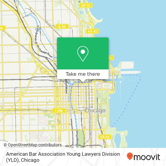 American Bar Association Young Lawyers Division (YLD) map