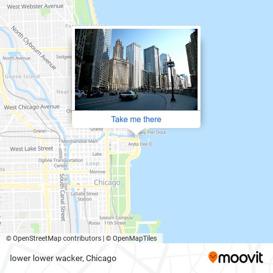 How to get to lower lower wacker in Chicago by bus, Chicago 'L' or train?