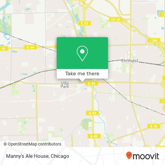 Manny's Ale House map