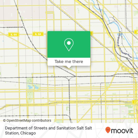 Department of Streets and Sanitation Salt Salt Station map