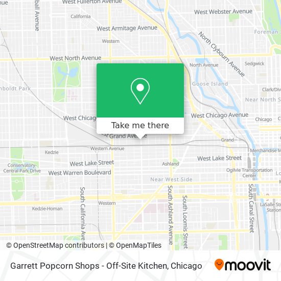 Garrett Popcorn Shops - Off-Site Kitchen map