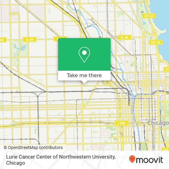 Lurie Cancer Center of Northwestern University map