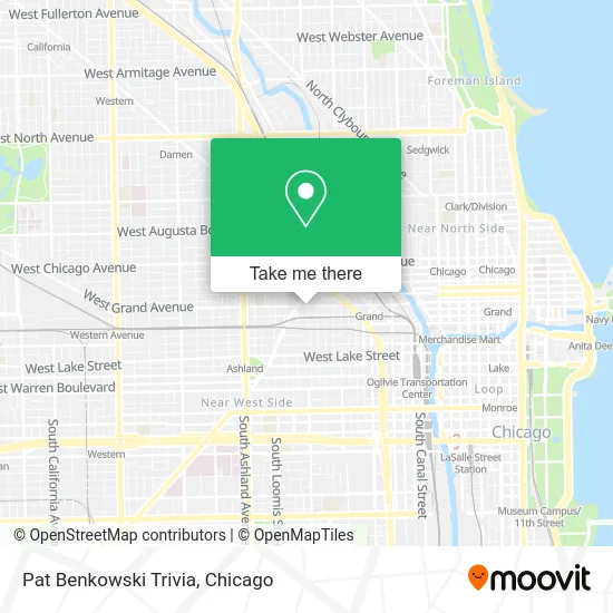 Pat Benkowski Trivia map