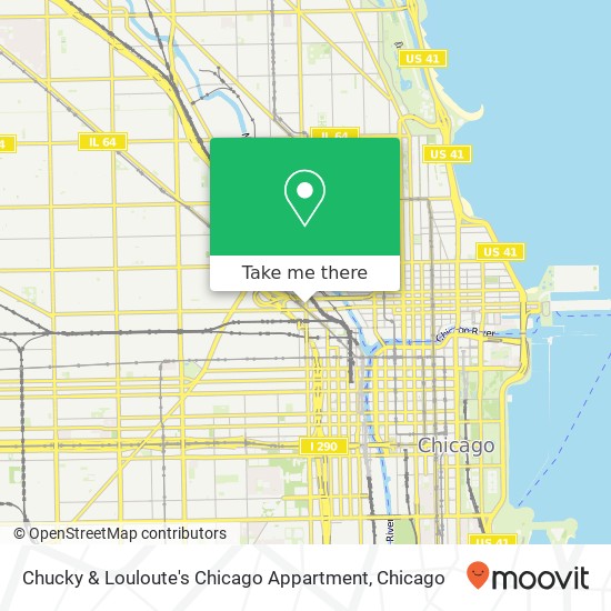 Chucky & Louloute's Chicago Appartment map