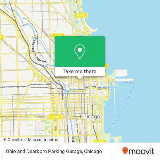 Mapa de Ohio and Dearborn Parking Garage