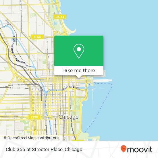 Mapa de Club 355 at Streeter Place