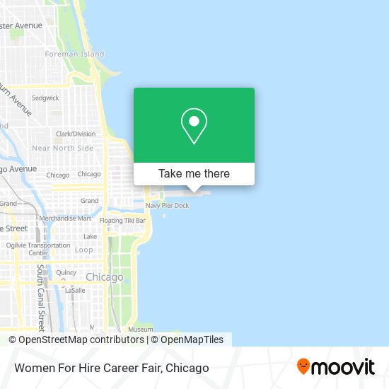 Women For Hire Career Fair map