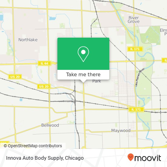 Innova Auto Body Supply map