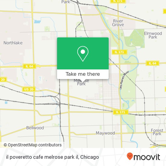 il poveretto cafe melrose park il map