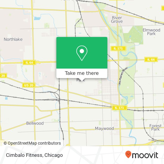 Cimbalo Fitness map