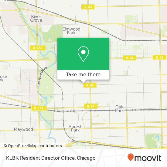 KLBK Resident Director Office map