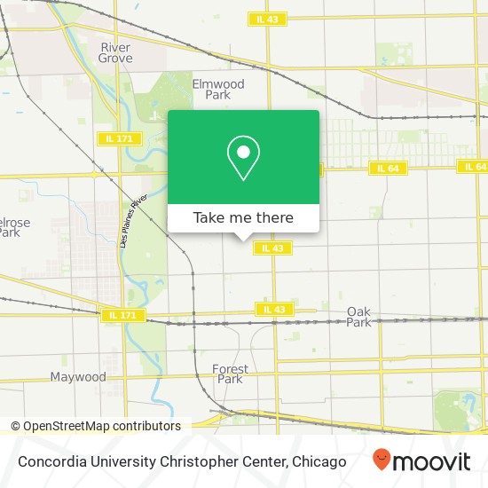 Concordia University Christopher Center map