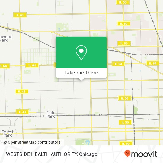 WESTSIDE HEALTH AUTHORITY map