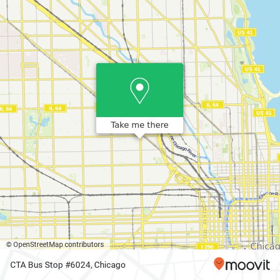 CTA Bus Stop #6024 map