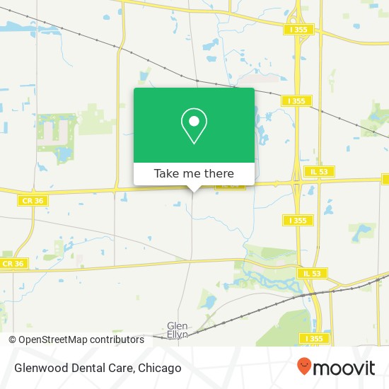 Mapa de Glenwood Dental Care