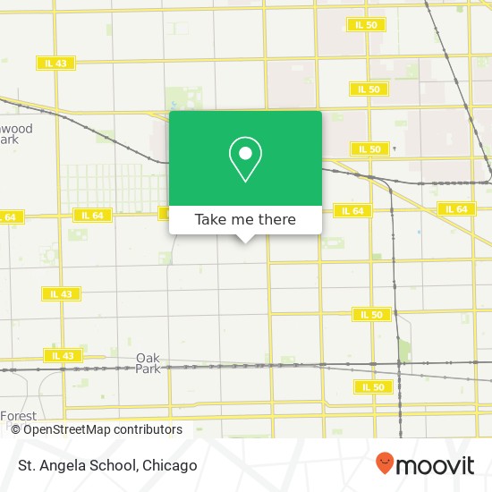 St. Angela School map