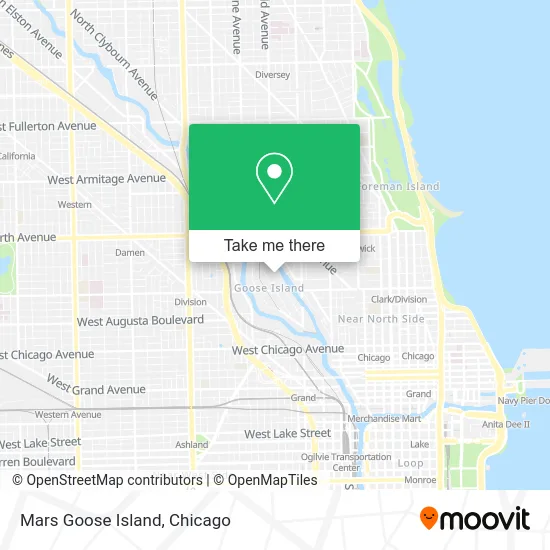 Mars Goose Island map