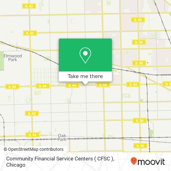 Community Financial Service Centers ( CFSC ) map