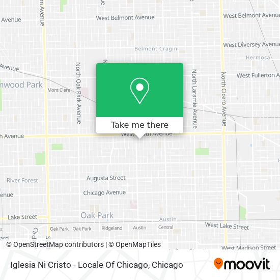 Mapa de Iglesia Ni Cristo - Locale Of Chicago
