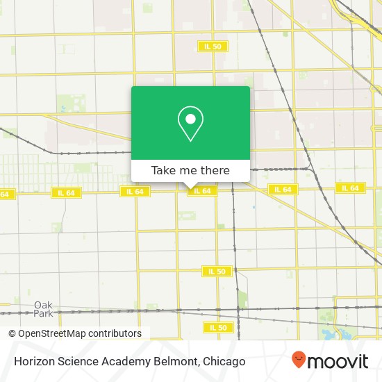 Mapa de Horizon Science Academy Belmont