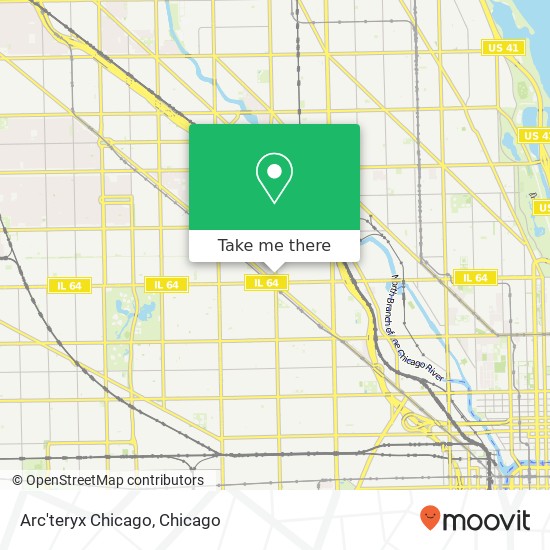Mapa de Arc'teryx Chicago