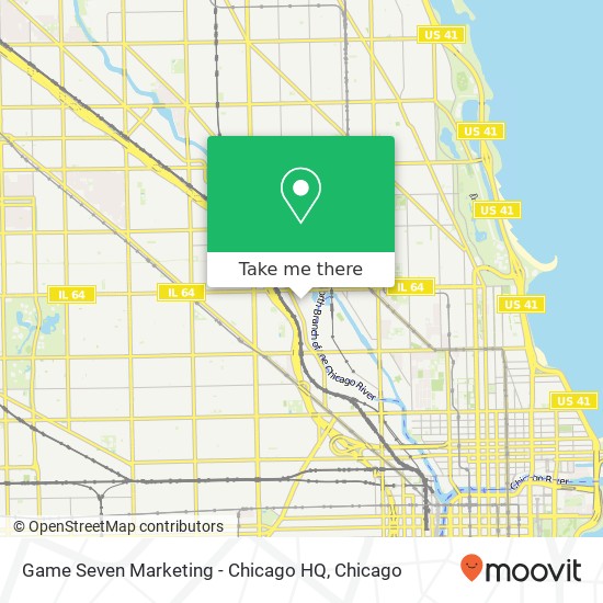 Game Seven Marketing - Chicago HQ map