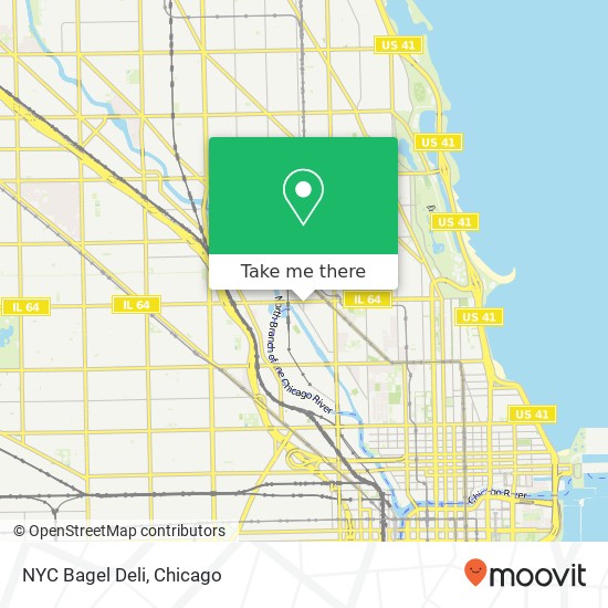 Mapa de NYC Bagel Deli