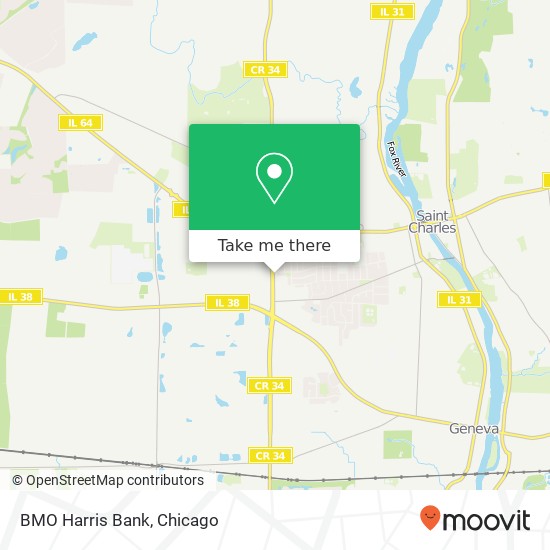 BMO Harris Bank map