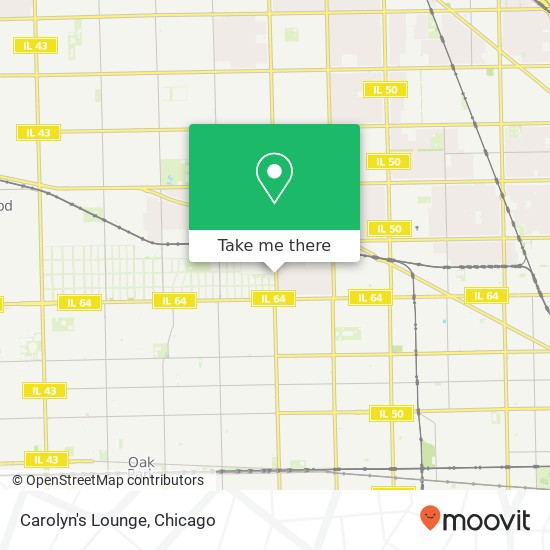 Carolyn's Lounge map