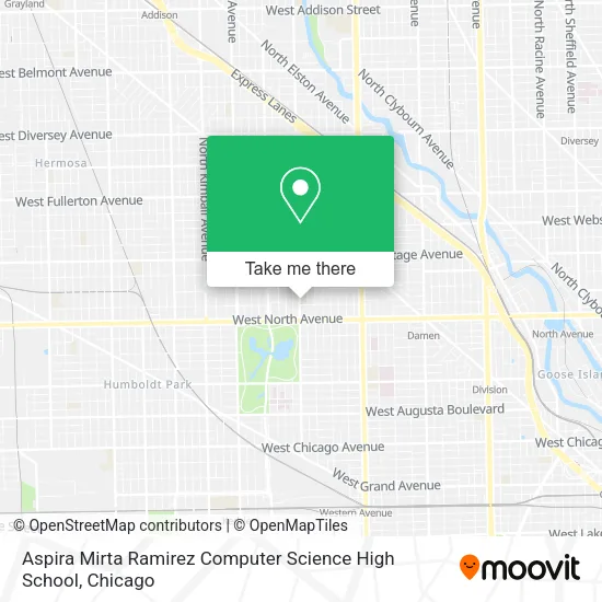 Mapa de Aspira Mirta Ramirez Computer Science High School