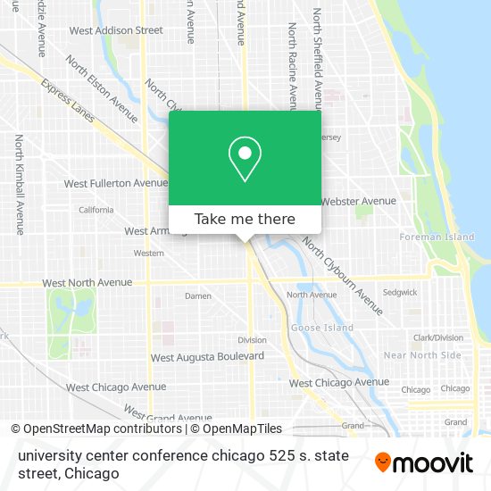 university center conference chicago 525 s. state street map