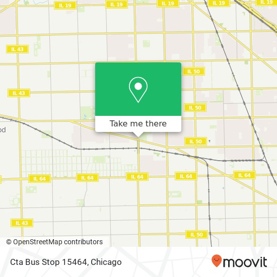 Mapa de Cta Bus Stop 15464