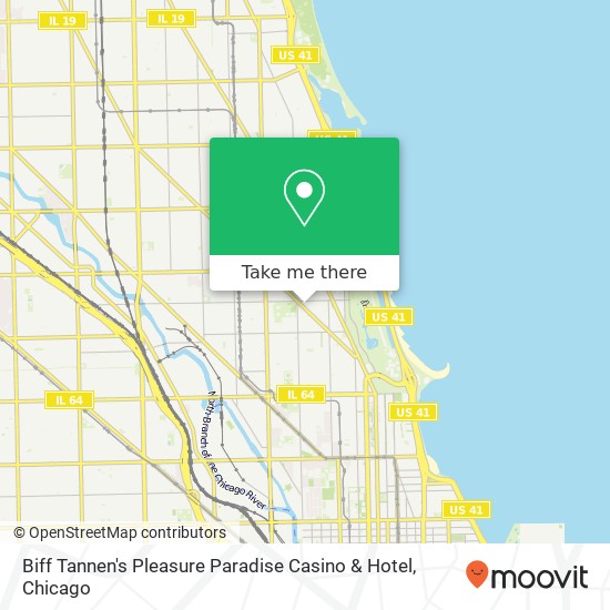 Mapa de Biff Tannen's Pleasure Paradise Casino & Hotel